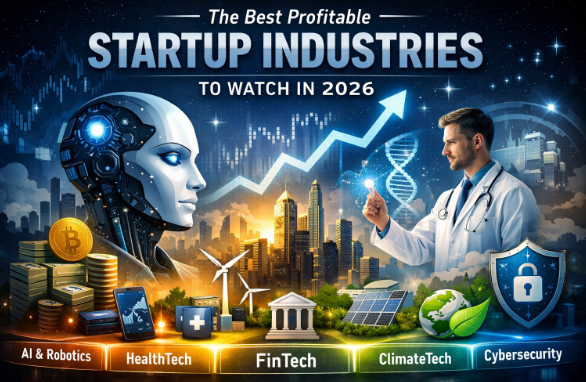 The Best Profitable Startup Industries to Watch in 2026